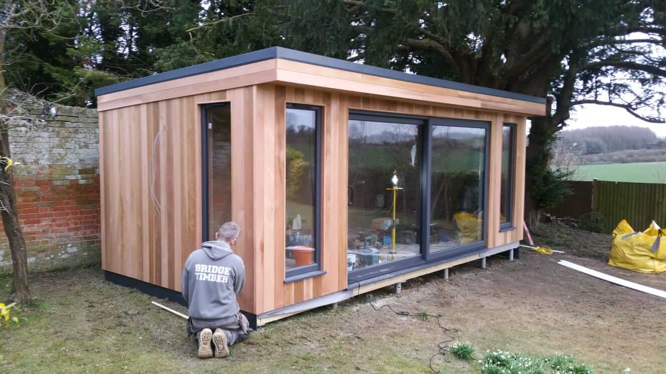 Garden Room with decking – 2019 | Bridge Timber Garden Rooms